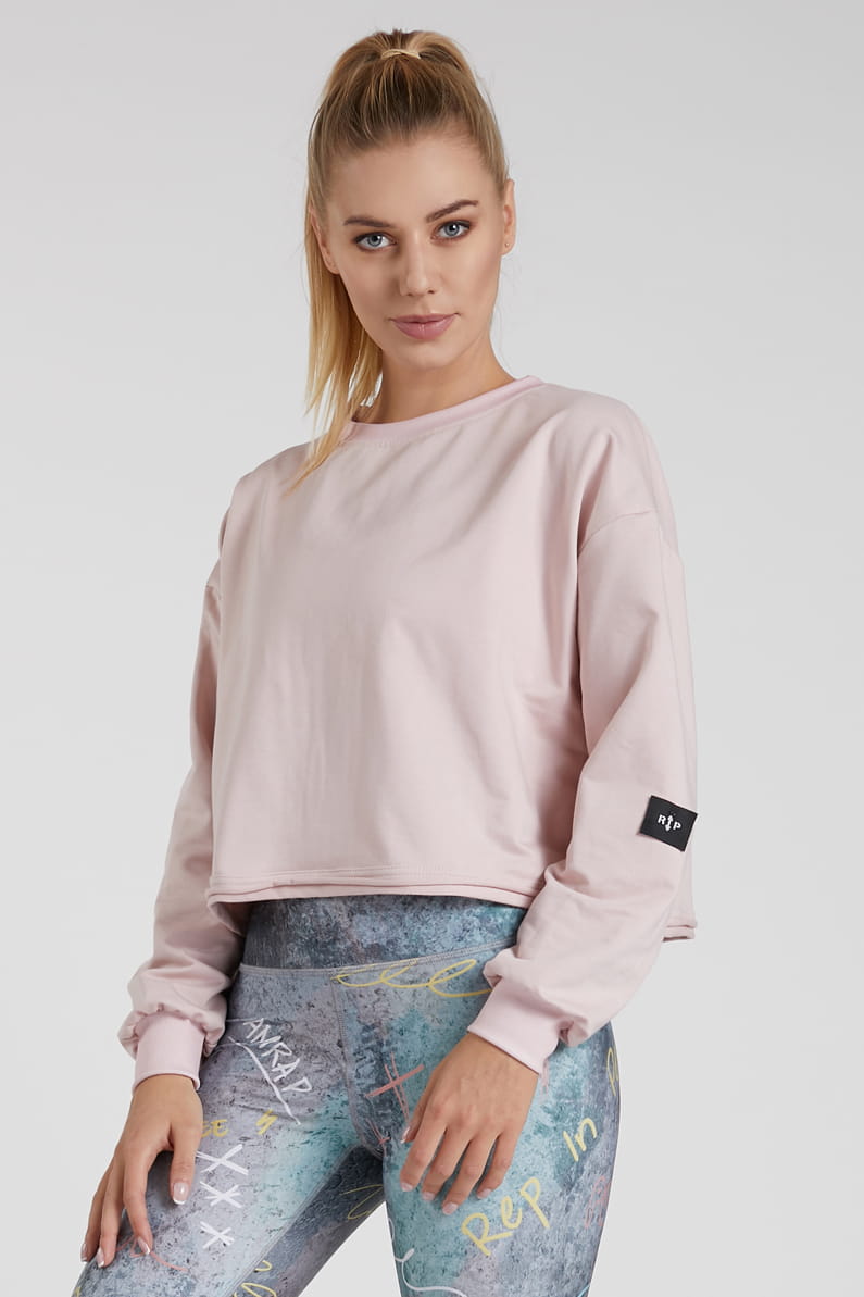 Cropped sweatshirt sale best sale