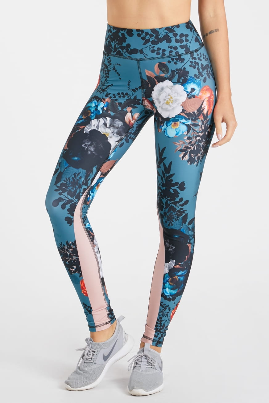 Floral leggings gym best sale